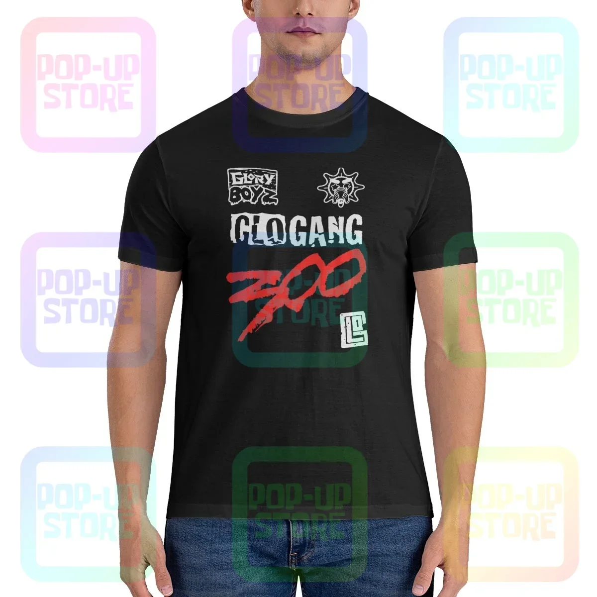Glo Gang X Glory Boyz Collab Shirt T-Shirt Rare Style Hipster Streetwear Tee