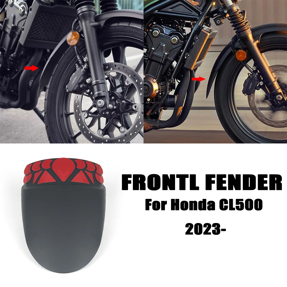 Nuovo Cl500 2023 2024 Extender Parafanghi Moto Parafango Anteriore Splash Guard Accessori Per Honda Cl 500 Cl500 Cl500
