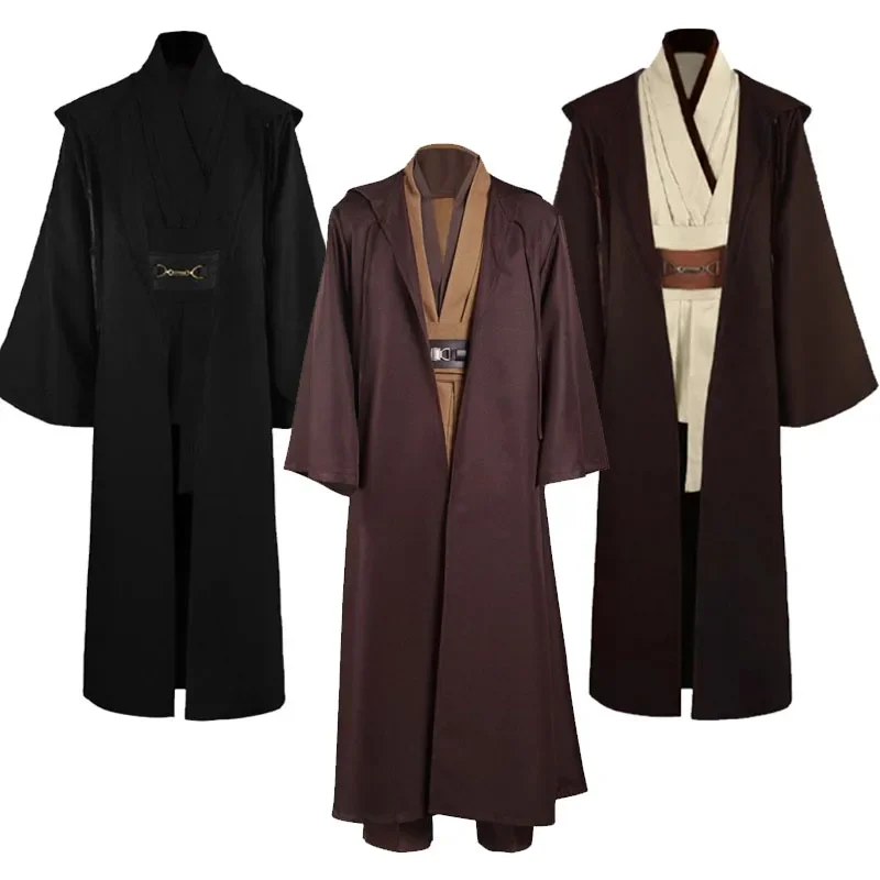 Obi Wan Kenobi Costume Cosplay Jedi Knight Robe Suit Halloween Jedi Performance Costumes