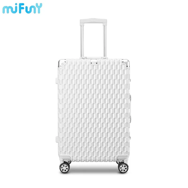Mifuny Rolling Bagagli Mute Aluminium Sash Universal Wheel Boarding Con Password Lock Portable Business Trolley Travel Case