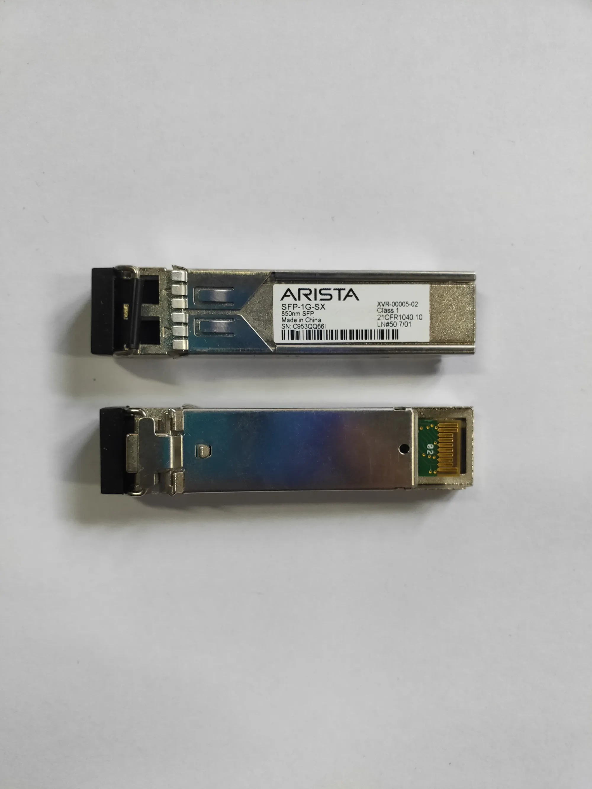 Modulo Fibra Ottica Arista Sfp 850Nm Sfp-1G-Sx 1G Ricetrasmettitore Switch Xvr-00005-02