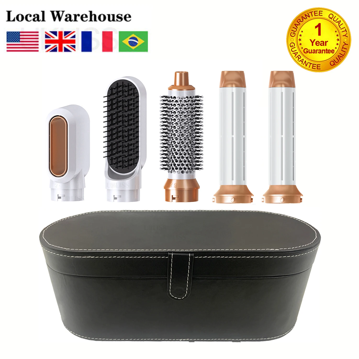 Airstyler Hair Styler 5 In 1 Asciugacapelli Bigodino Spazzola Pettine Professionale Originale Hot Airwrap Hair Styler Tool Raddrizzatore Domestico