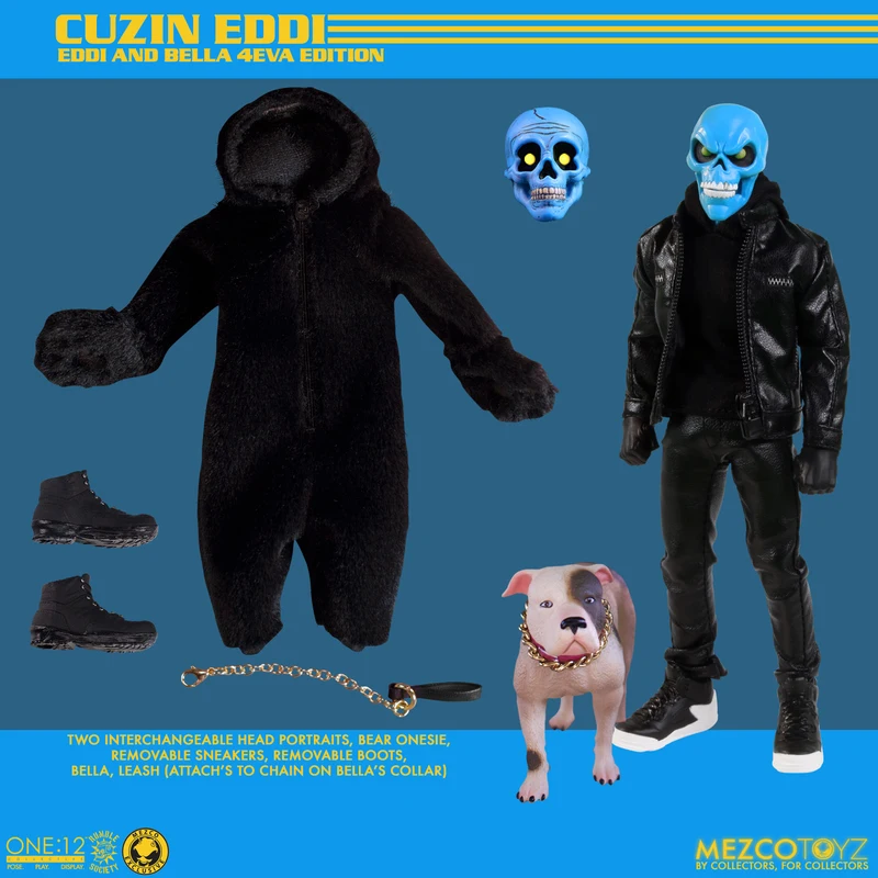 In Stock100% Originale Mezco One:12 Collective Cuzin Eddi Eddi E Bella 4Eva Edition Figure Action Collection Model Toys