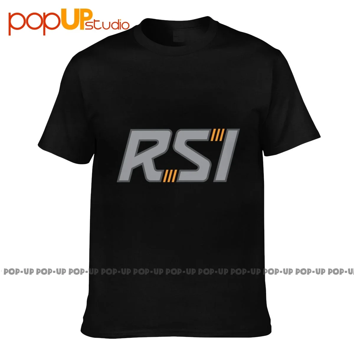 T-Shirt Star Citizen Rsi T-Shirt Morbida Alla Moda Classica Confortevole