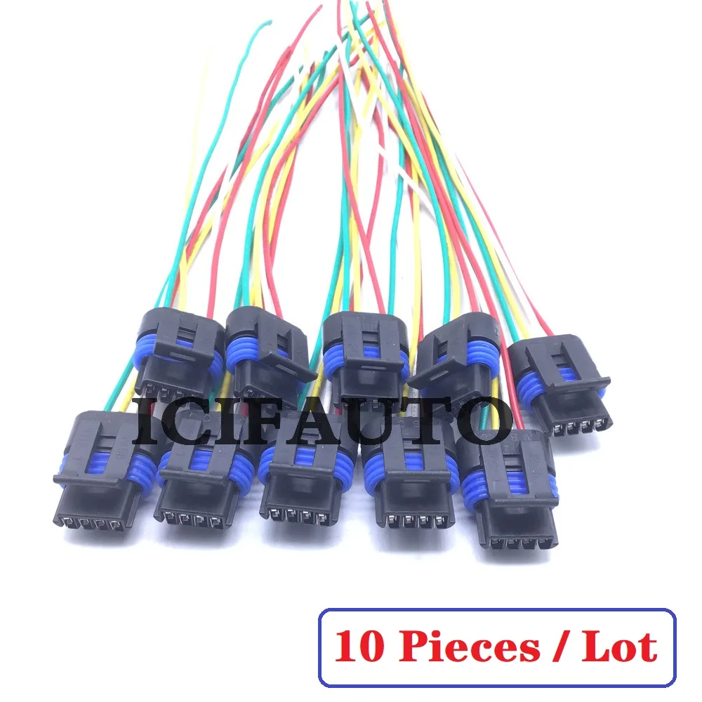 10 X Connettore Del Motore Del Modulo Valvola Di Controllo Dell'Aria Inattiva (Iac) Per Harley-Davidson Dyna Softail Touring Twin Power 27658-06