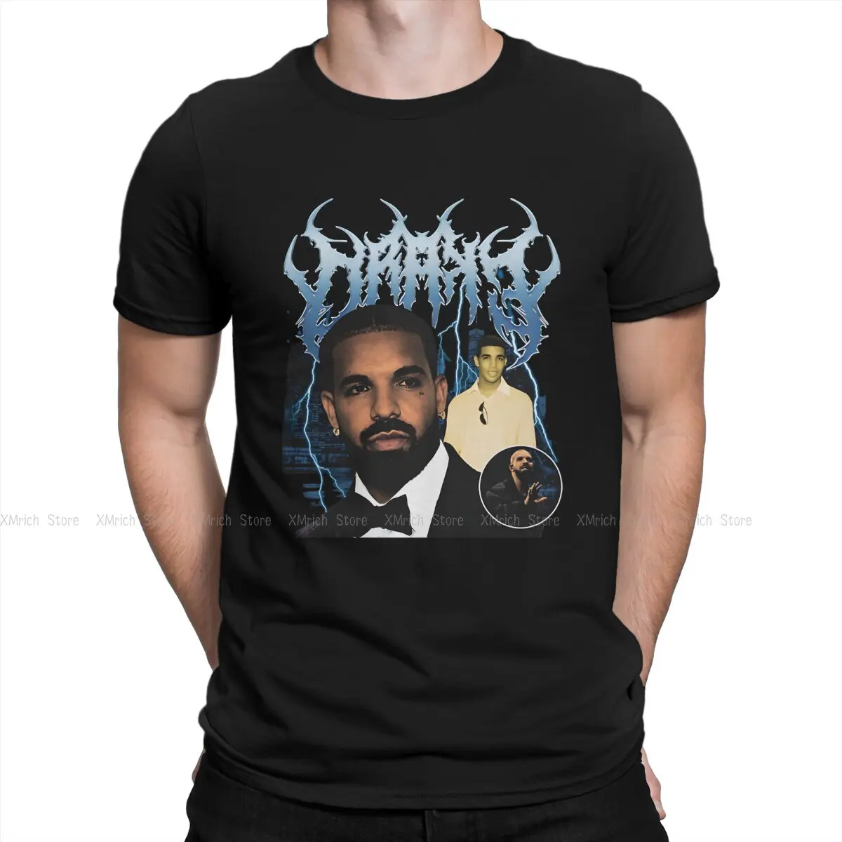 T-Shirt Da Uomo Y2K Aubrey Drake Spencer Novità 100% Cotone T-Shirt Manica Corta Aubrey Drake James T-Shirt Girocollo