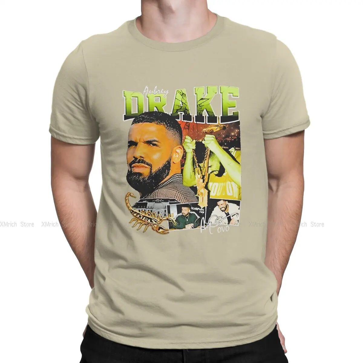 Aubrey Drake Spencer Man Tshirt Drake Rap Individualità T Shirt Graphic Felpe Hipster