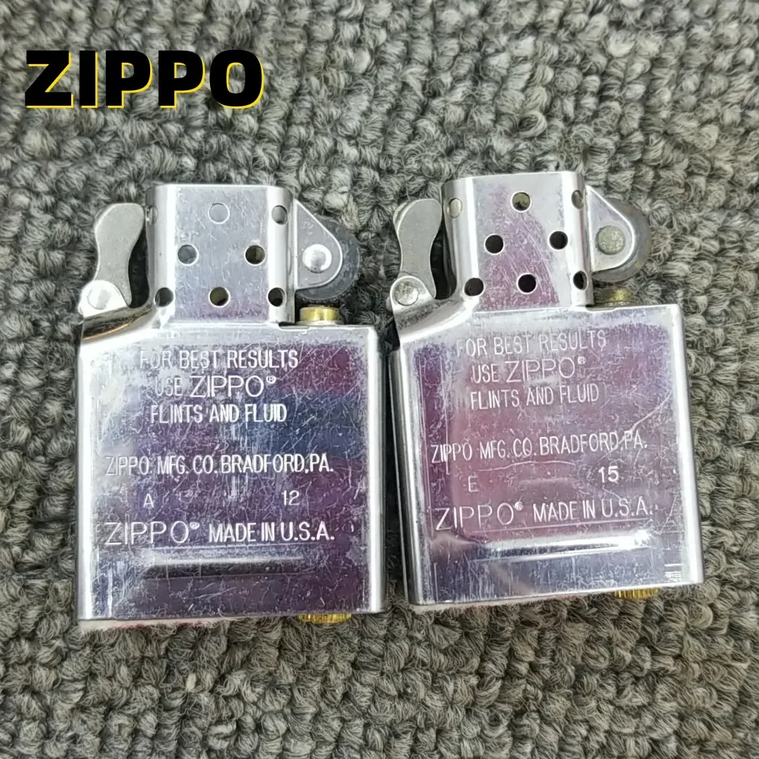 Usato Zippo Inside Buds Insert Argento/Oro Cromo Solo Ottone (Senza Custodia Esterna)
