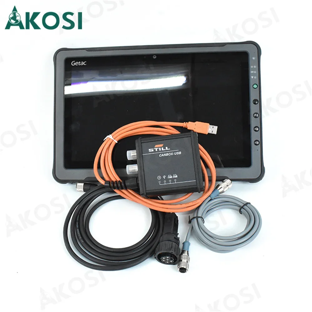 Originale Per Still Forklift Diagnostic Tool Canbox Con 8.21 Navigator Software Per Still Carrello Elevatore Scanner Tools E Getac F110