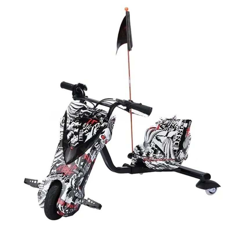 Scooter Elettrico Drift 3 Ruote 360 Drifting Rider (36 V250W) Motore Drifting Trike Skateboard Elettrico
