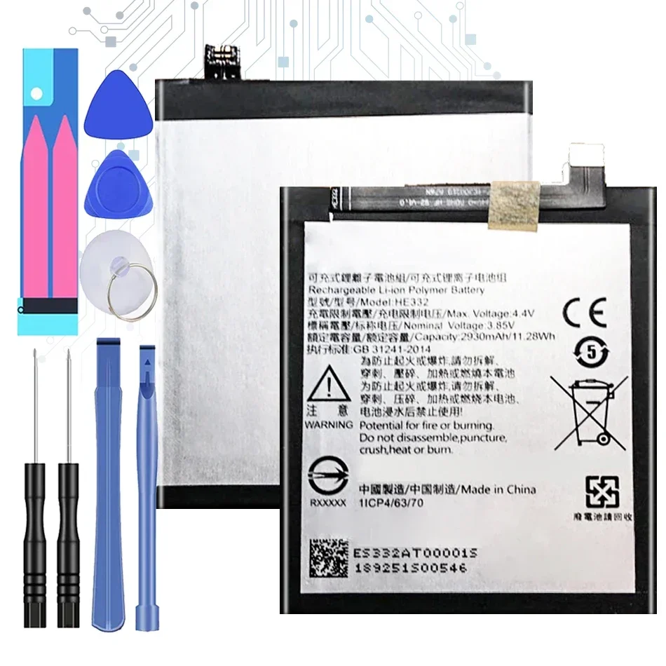 Batteria Per Cellulare 2930Mah He332 Per Sharp S2 Fs8010 Aquos S2 Fs8018 S3 Mini S3Mini