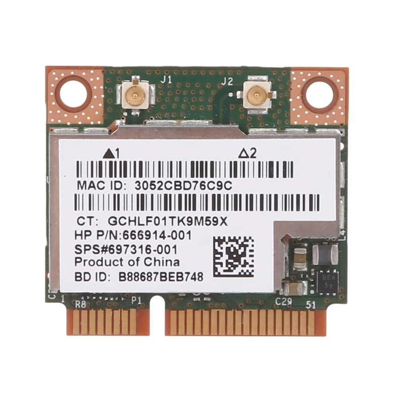 Scheda Y5Ge Bcm943228Hmb Half Mini Pcie Pci-Express Wireless Wifi Wlan Bt4.0 Per