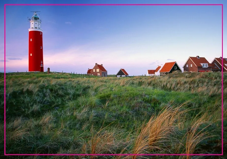 Magneti Turistici, Paesi Bassi Texel Island Faro Magnete Frigo In Metallo 5587 Souvenir Immagine Di Viaggio
