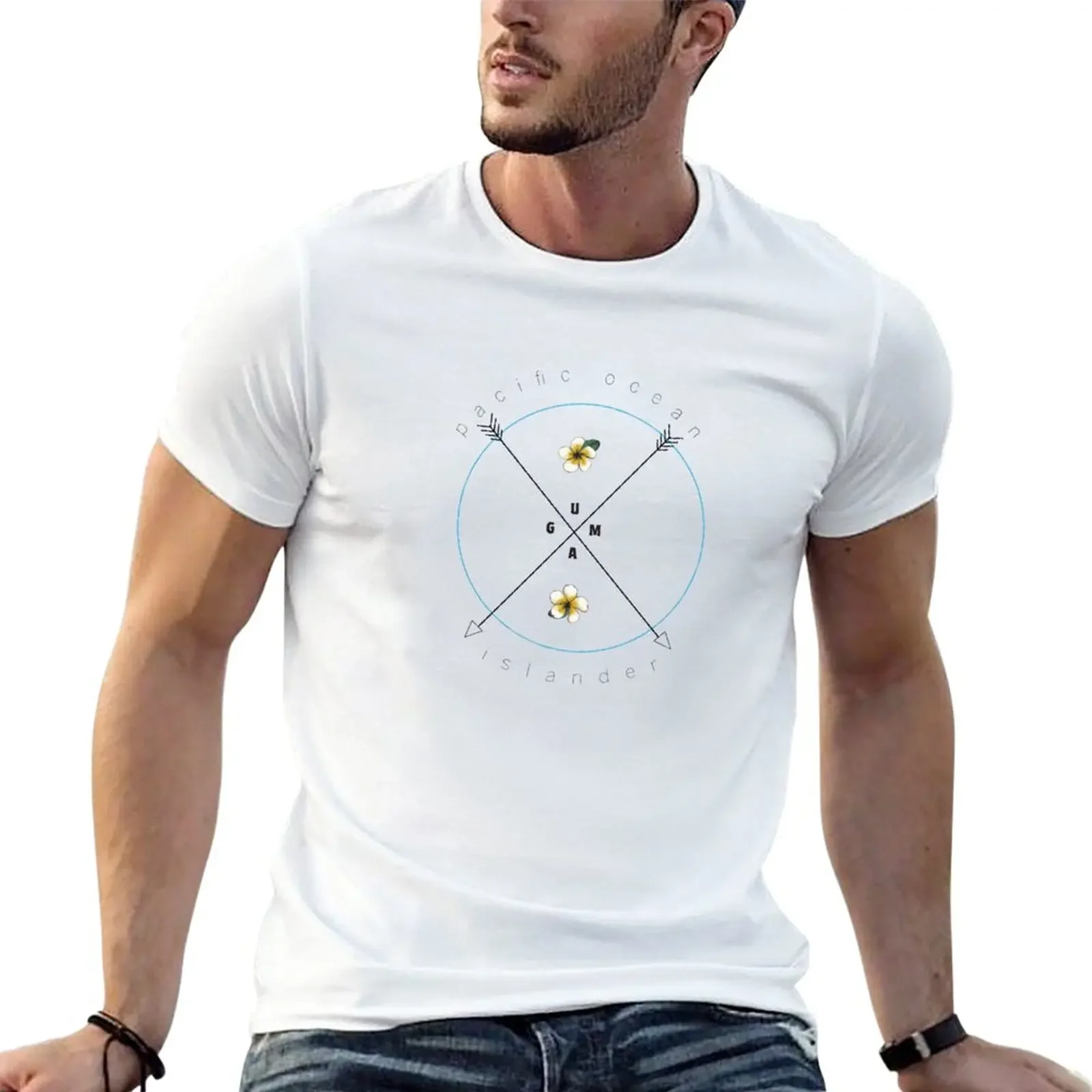 Guam Islander Design T-Shirt Summer Top Camicetta Sweat Magliette Divertenti Per Uomo