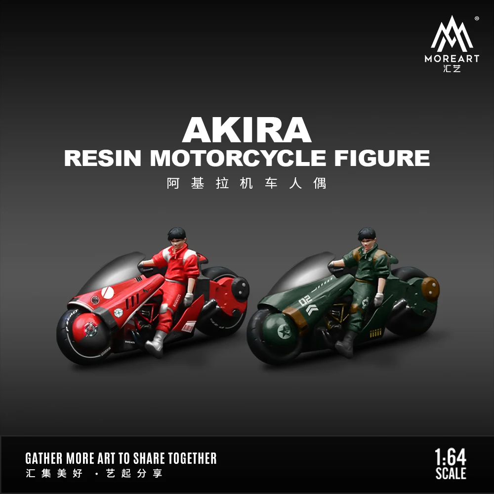 ** Pre-Ordina ** Time Micro Moreart 1:64 Akira Fighter /Motor Figure Set Model