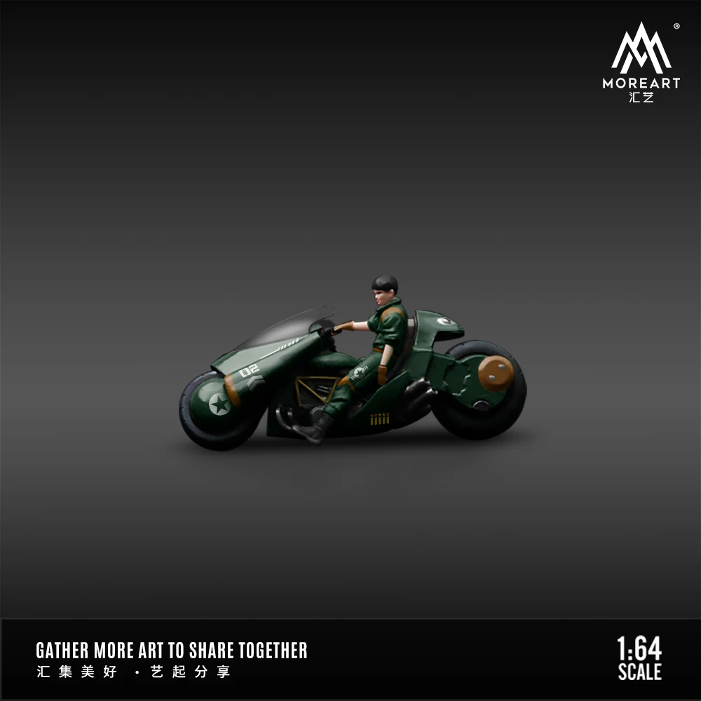 ** Pre-Ordina ** Time Micro Moreart 1:64 Akira Fighter /Motor Figure Set Model