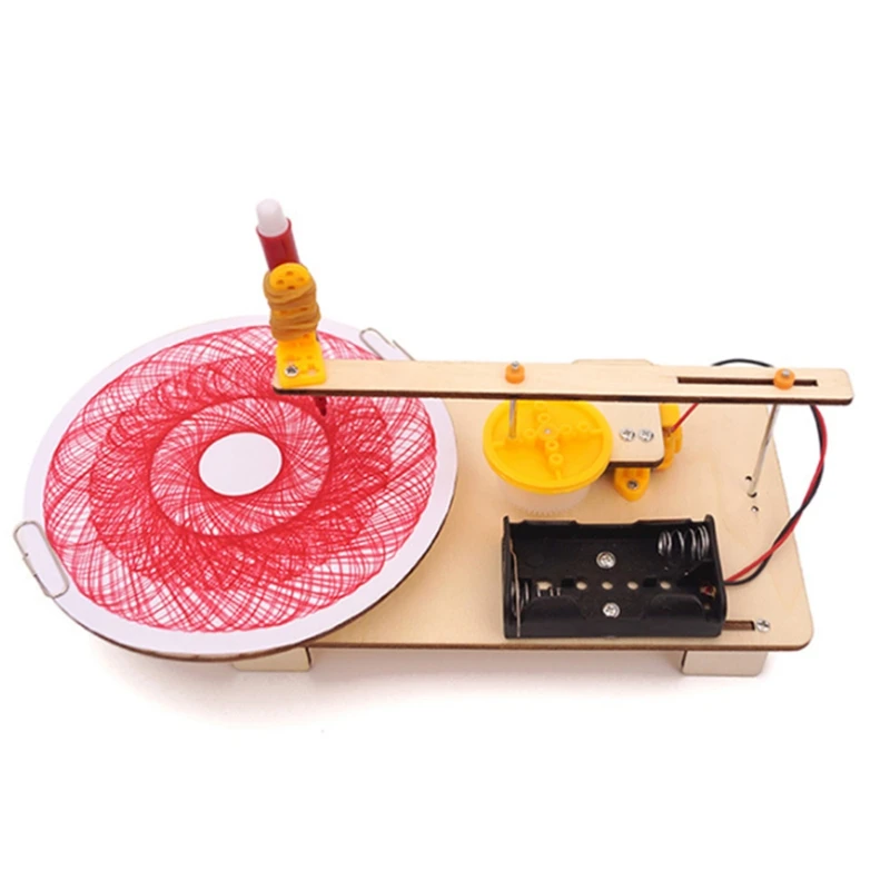 Puzzle Solar Painting Toy Kids Handmade Graffiti Toy Simple Science Gizmo Physical Experiment Risorse Plotter Elettrico-Drop Shi
