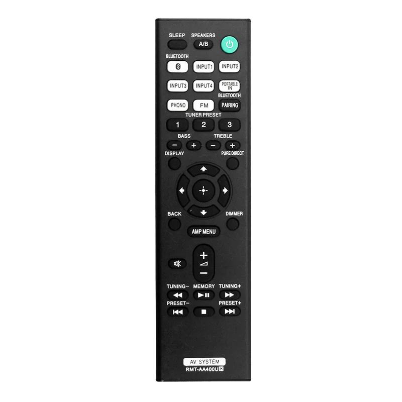 Rmt-Aa400U Telecomando Sostituire Per Ricevitore Stereo Sony Str-Dh190 Telecomando Strdh190