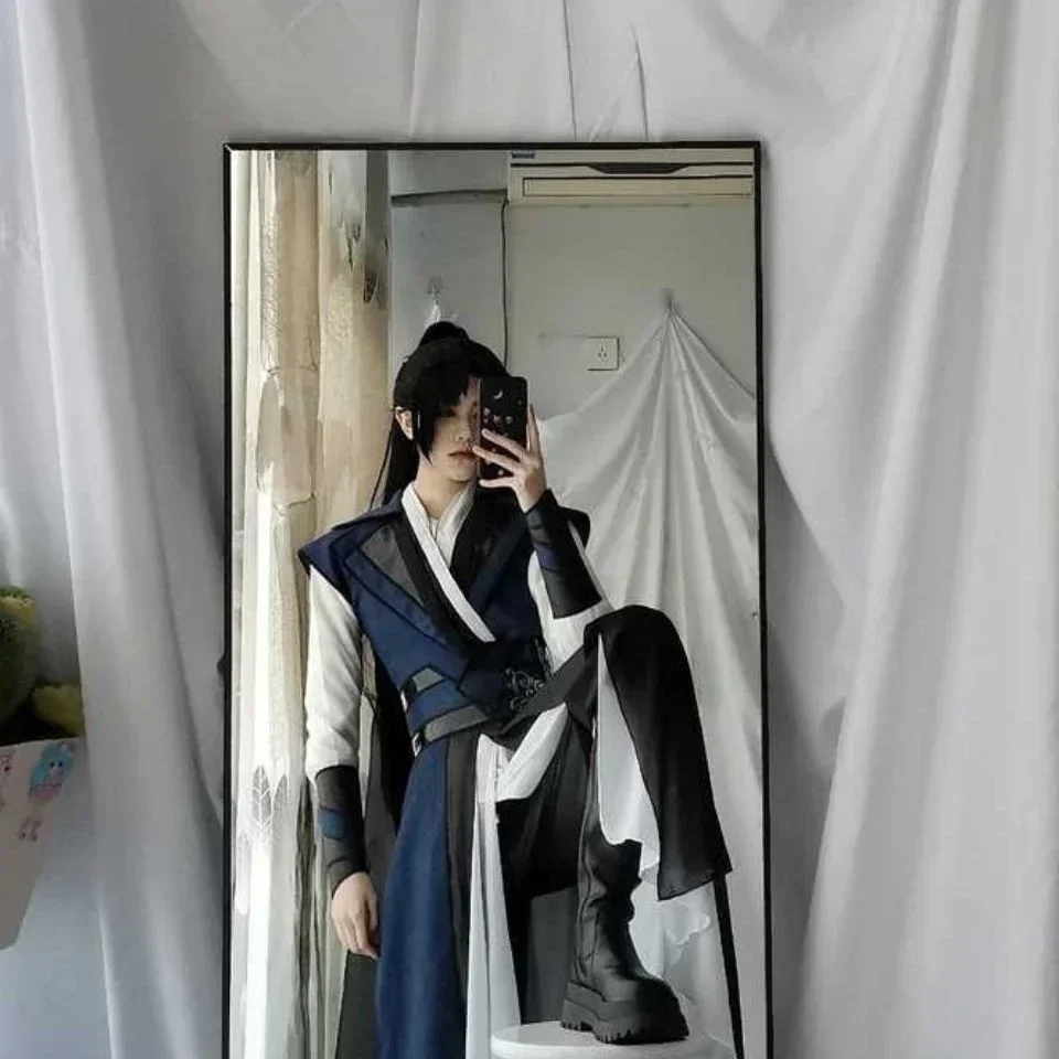 Anime Erha Mo Ran Costumi Cosplay Tian Guan Ci Fu He Xuan Mo Ran Cosplay Costume Scarpe Parrucca Prps Per Donna Uomo Festa Di Halloween