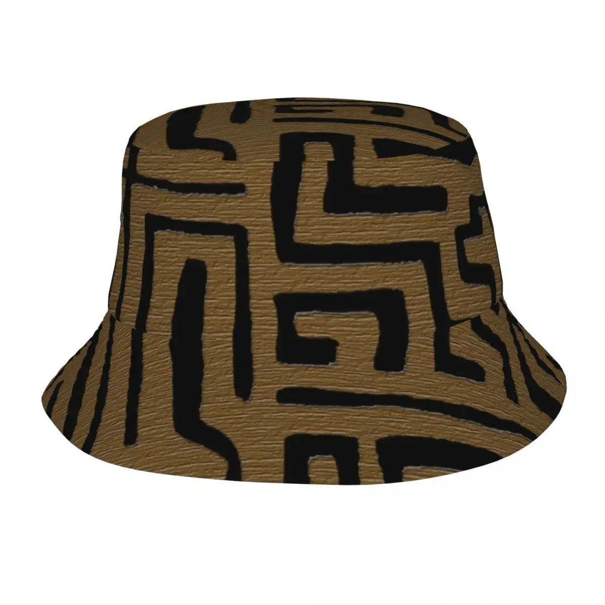 Kuba Cloth Graphic African Bucket Hat Beach Hatwear Antichi Cappelli Da Pescatore Da Pesca Per Outdoor Uomo Donna Ispoti Protezione Uv
