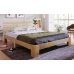 Holzbett Doppelbett Kopfteil Aus Bettgestell Lattenrost-200 X 140 Cm Masivholz Fsc Massiv Doppelbett Come Kieferbett Verwendb