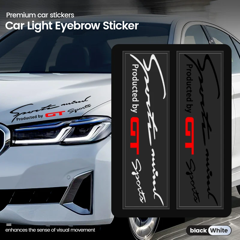 Adesivi Per Fari Auto Car Light Sopracciglia Decor Decalcomania Decorazione Della Personalità Per Gt Bmw Alfa Romeo Giulia Stelvio Mito Renault