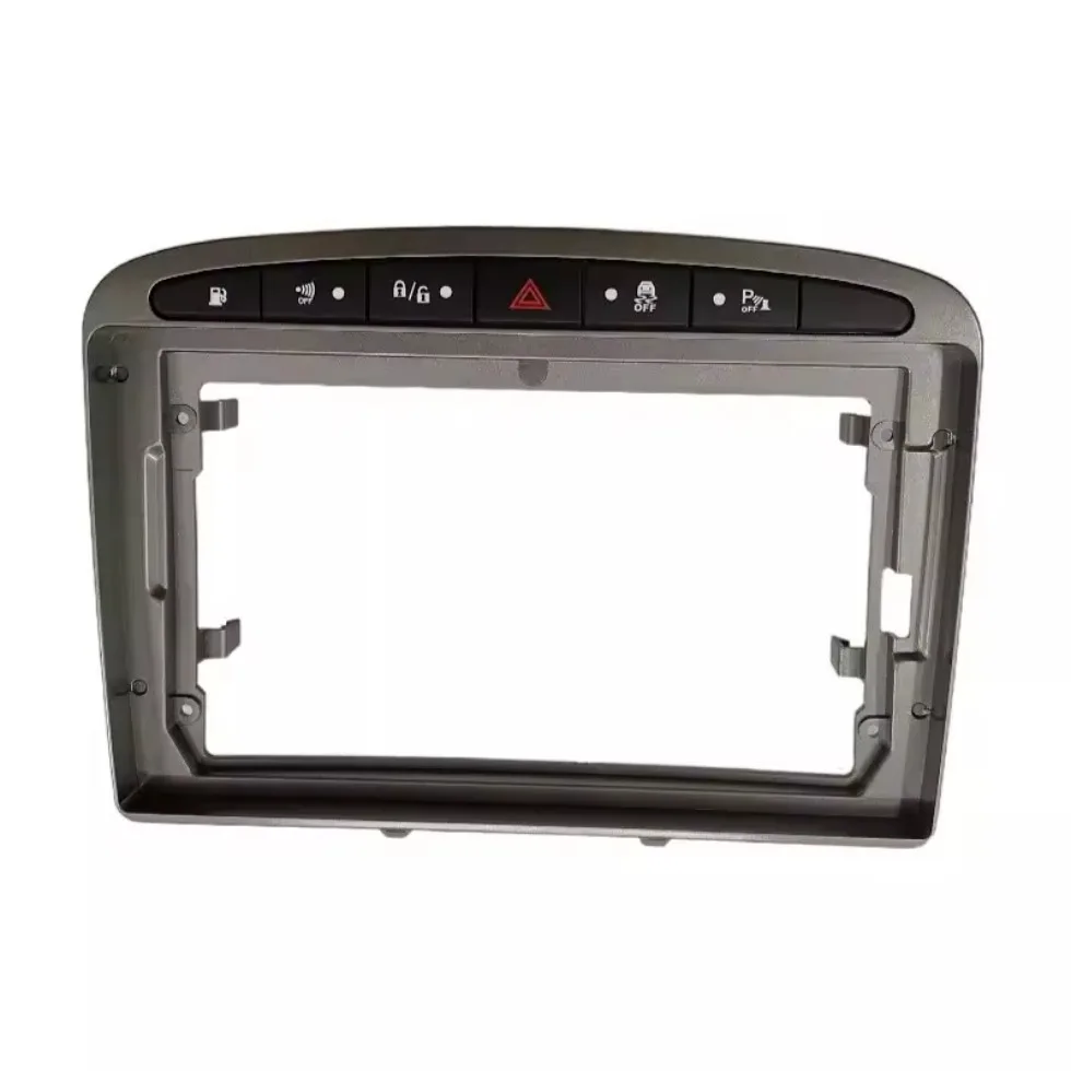 Telaio Radio Android Per Auto Per Peugeot 2007 2013 308 408 Per Sistema Operativo Stereo Per Auto Pannello Multimediale Radio Android