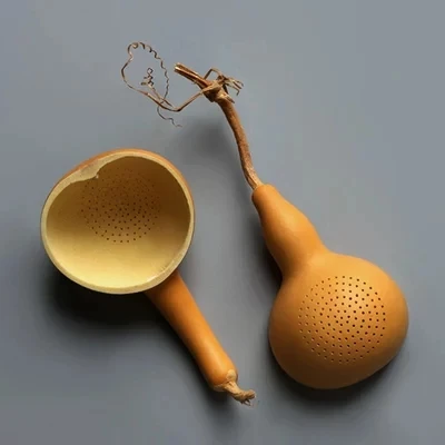 Creative Natural Chinese Calabash Tea Scoop Matcha Scoop Kong Fu Tea Set Tools Cucchiaino Tè Verde Bailer Accessori Da Cucina