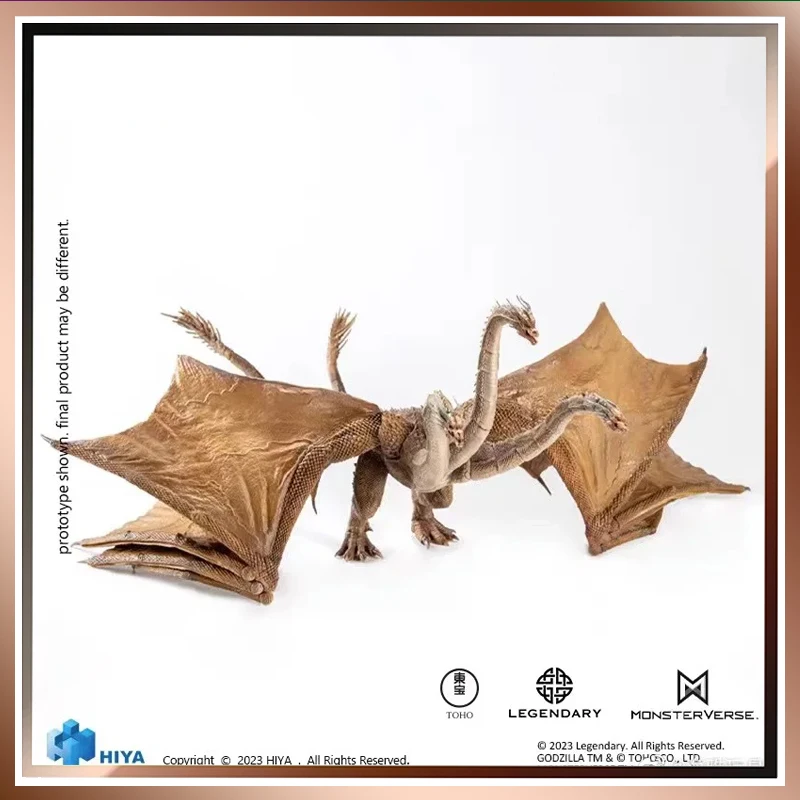 35Cm Hiya Pre-Vendita Goddzilla Anime Figurine Hiya King Ghidorah Action Figure Ragazzi Like It Model Toy Gift Decor Halloween Chrism