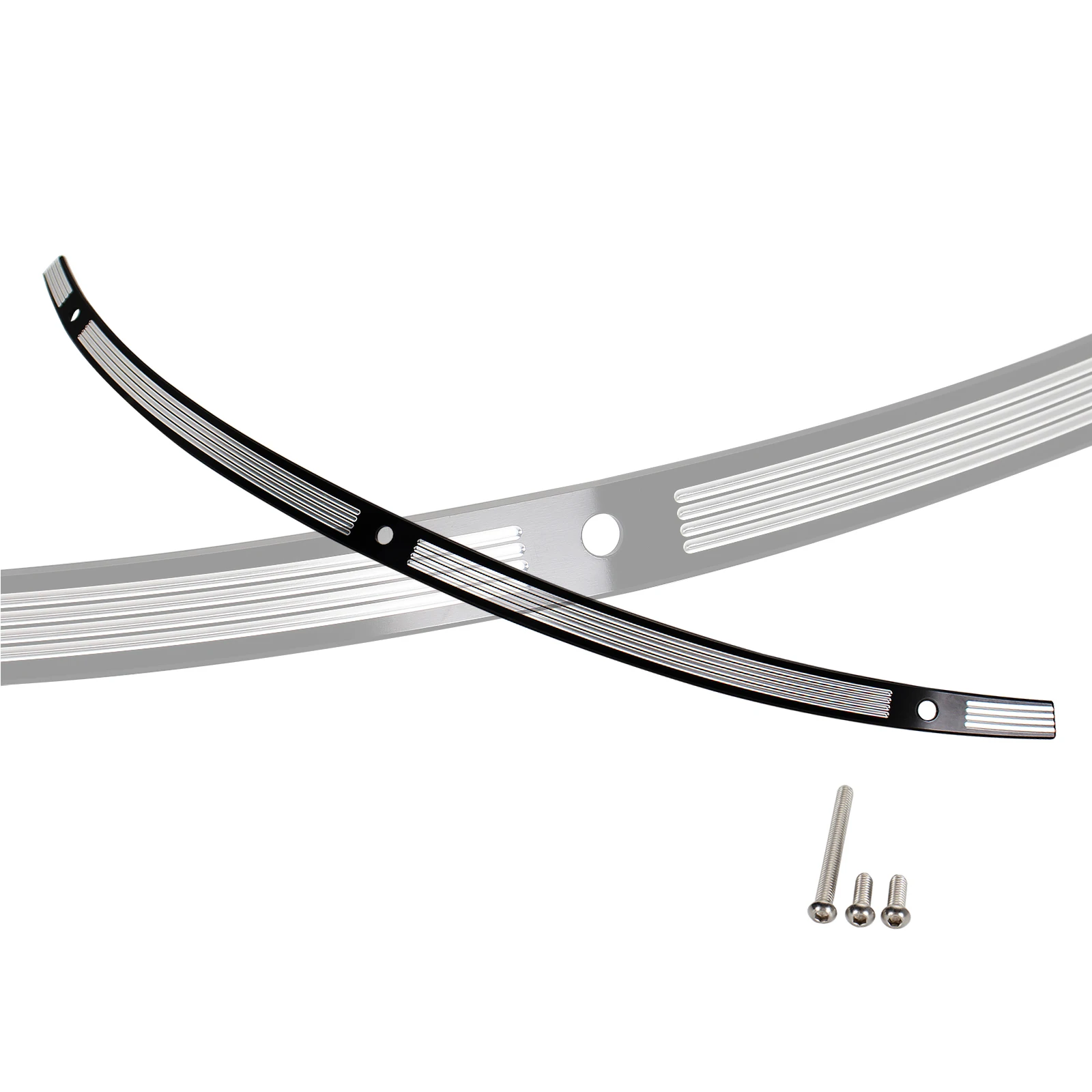Rivestimento Del Parabrezza Nero Del Parabrezza Cnc Per Modelli Di Moto Electra Glide Street Glide Ultra Limited E Tri Glide Dal 14 Al Successivo