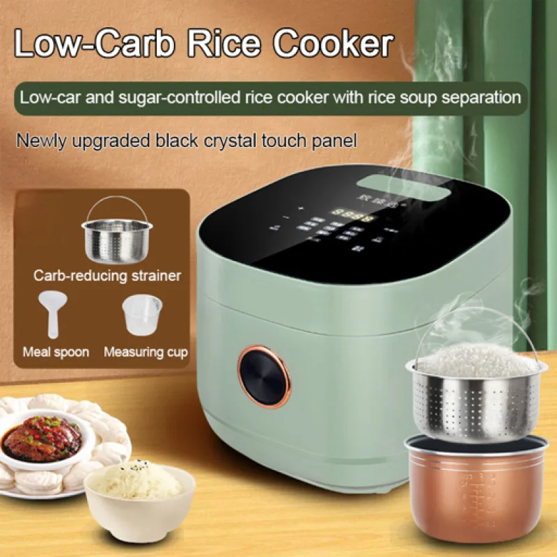 Low Carb Healthy Rice Smart Touch Control Low Carb Riso Separatore D'Acqua Fornello Di Riso