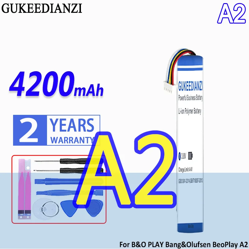 Batteria Gukeedianzi Ad Alta Capacità 4200Mah Per B & O Play Bang & Olufsen Beoplay A2 Altoparlante Attivo Beolit 15 17