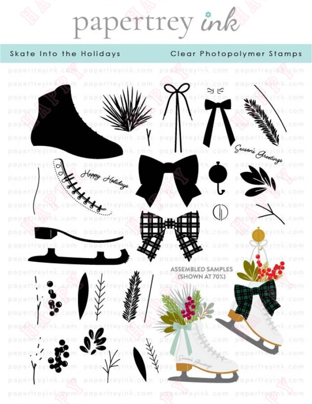 Skate In The Holidays2023 Stamp Metal Cutting Dies Hot Foil Scrapbook Paper Card Album Decorazione Artigianale Fai Da Te Timbri Bella Cornice