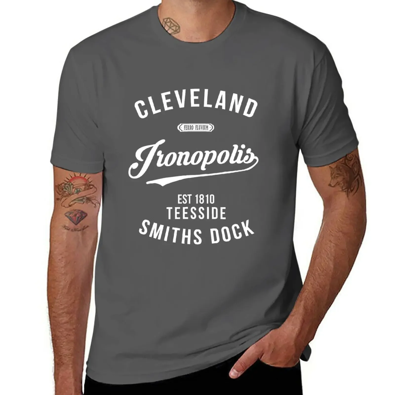 Smiths Dock Teesside Middlesbrough Boro Mfc T-Shirt Summer Top Customizeds Anime Clothes Mens Graphic T-Shirt Anime