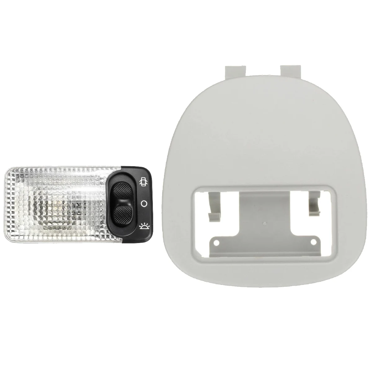 2Pcs/Set Car Interior Roof Light Dome Reading Light Cover For Citroen C1 C2 C3 Peugeot 206 Cc 207 6362K9 9625049077
