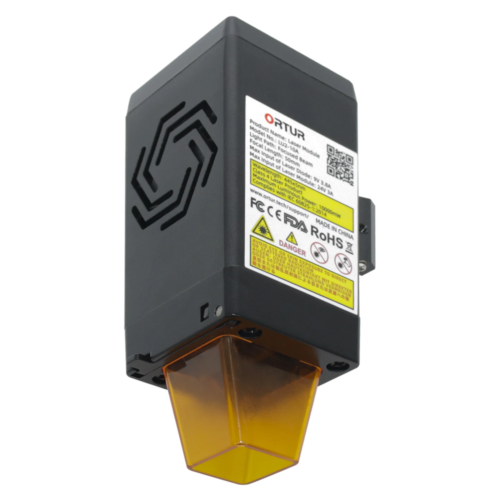 Modulo Laser Ortur Lu2-10A 10W Modulo Testa Laser A Raggio Laser Ad Alta Precisione Per Macchina Per Incidere Ortur
