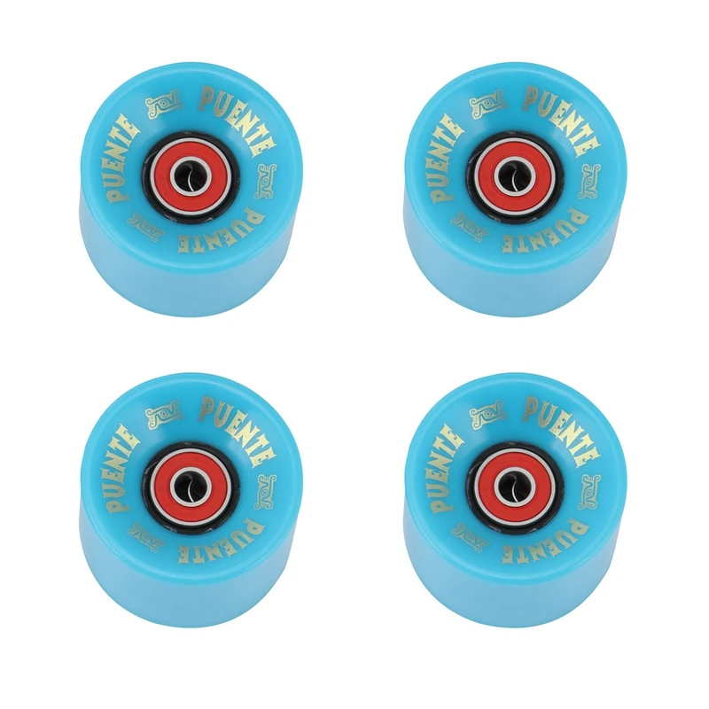 Puente 4 Pz/Set Cruiser Skateboard Wheels Pu Wheels Long Board Cruiser Wheels Con Abec-9 Cuscinetti