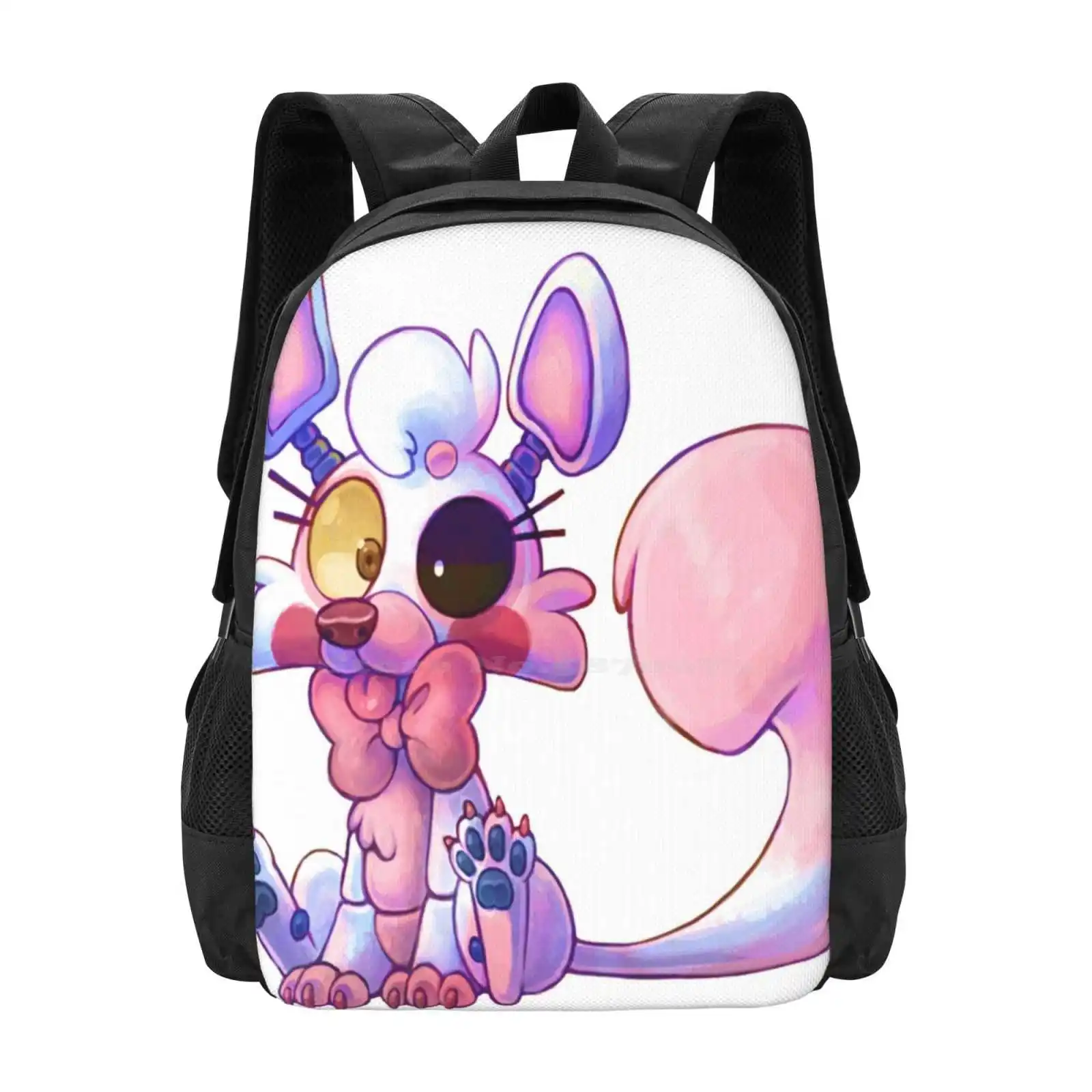 Cute Mangle - Fnaf School Bag Zaino Di Grande Capacità Laptop Mangle Five Nights Foxy Fnaf Robot Cute Chibi Tongue Soft Adorabile