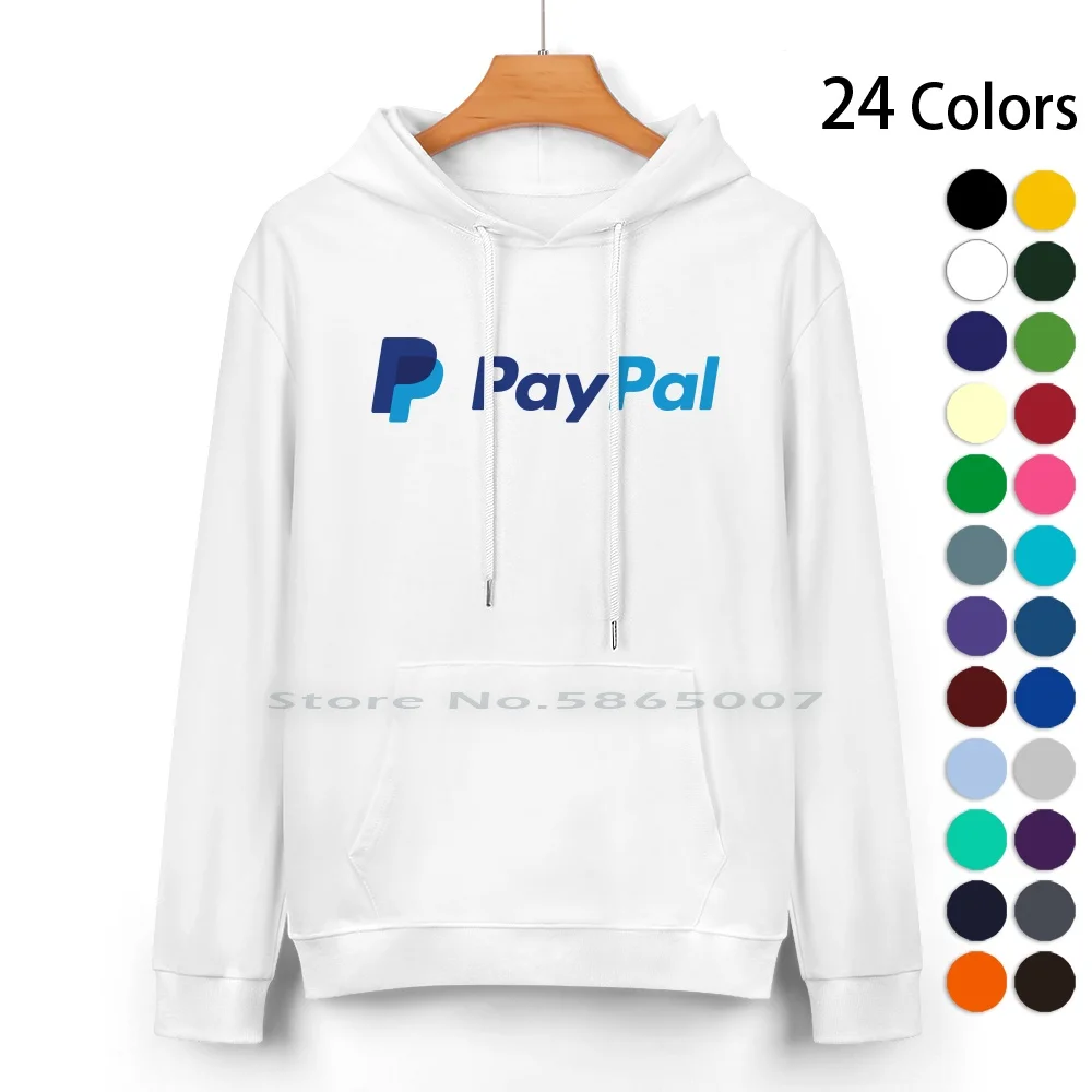 Paypal Puro Cotone Felpa Con Cappuccio Maglione 24 Colori Us Tech Alibaba Sea Shopee Google Ant Tencent Baidu Nio Xpeng Square Paypal 100%