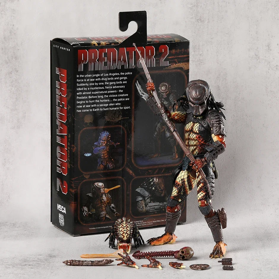 Neca Ultimate City Hunter Predator 2 1990 Articolazioni Giocattolo Action Figure Mobile