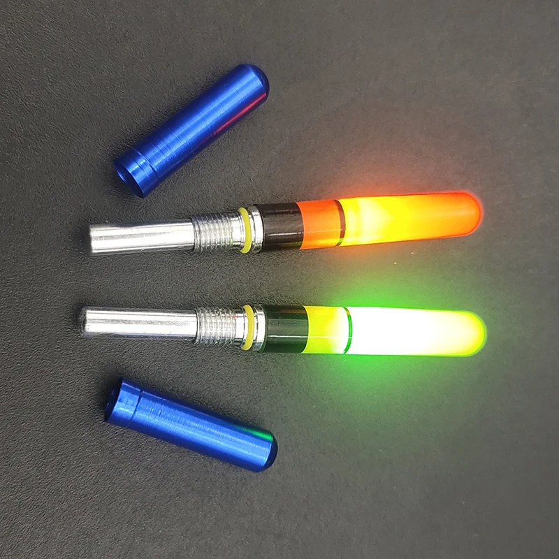 Hot 1/2Pcs Night Fishing Galleggiante Luminoso A Batteria Galleggiante A Led Per Pesca In Acque Scure Galleggiante Led Galleggiante Elettrico Pesca Le