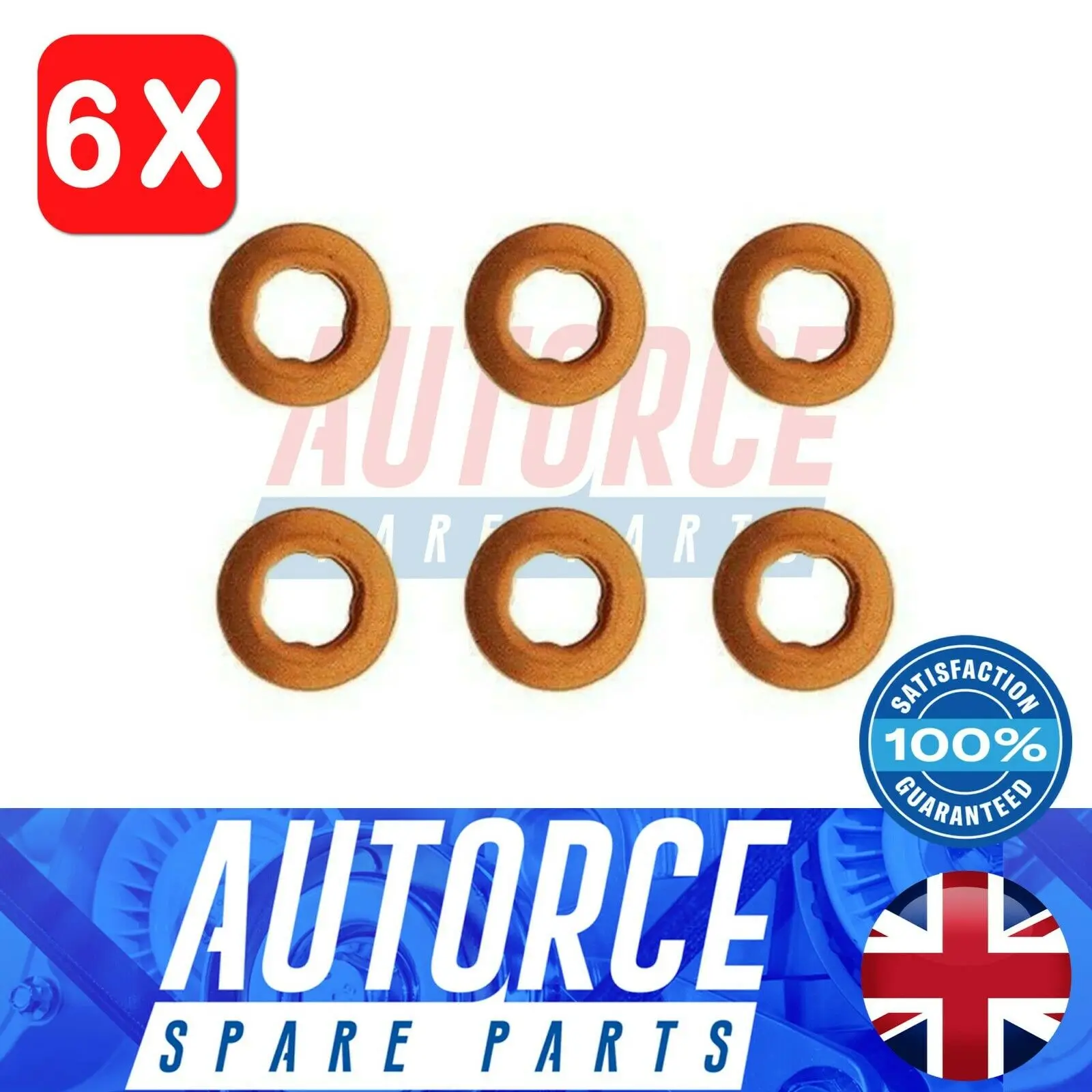 6X Per Mercedes Sprinter Viano Vito X-Class V-Class Spessore Iniettore Carburante A 6010171360