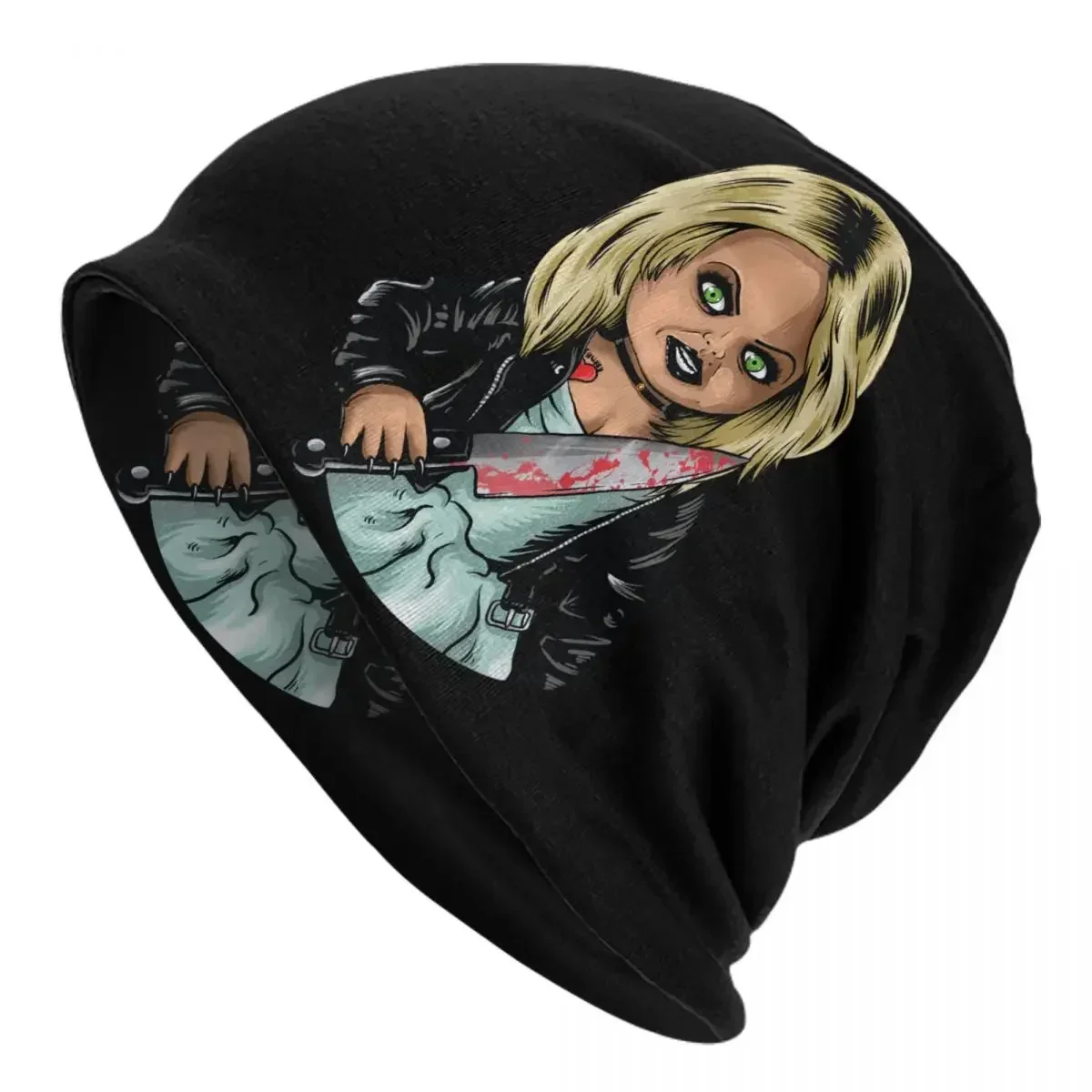 Spaventoso Tiffany Beanie Cap Unisex Winter Bonnet Knitting Hats Outdoor Ski Bride Of Chucky Horror Movie Skullies Berretti Caps