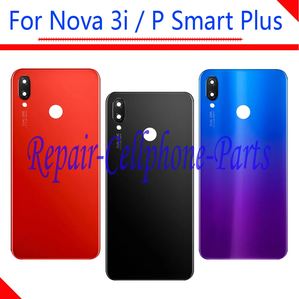 Per Huawei Nova 3I Ine-Lx2 Coperchio Batteria Posteriore Custodia Porta Custodie Posteriori Per Huawei P Smart + ( P Smart Plus ) Ine-Lx1 / Ine-L21