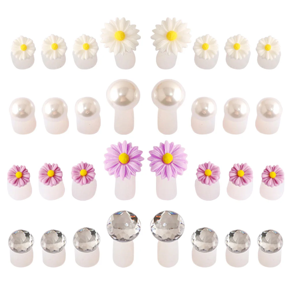 Silicone Nail Toe Splitter Daisy Toe Separator Toe Separatori Foot Toe Divisori Nail Art Toe Strumenti Per Unghie Donne Ragazze