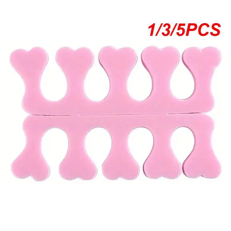 1/3/5Pcs Pack Nail Art Toe Separatori Dita Piedi Spugna Gel Morbido Strumenti Uv Polish Manicure Pedicure