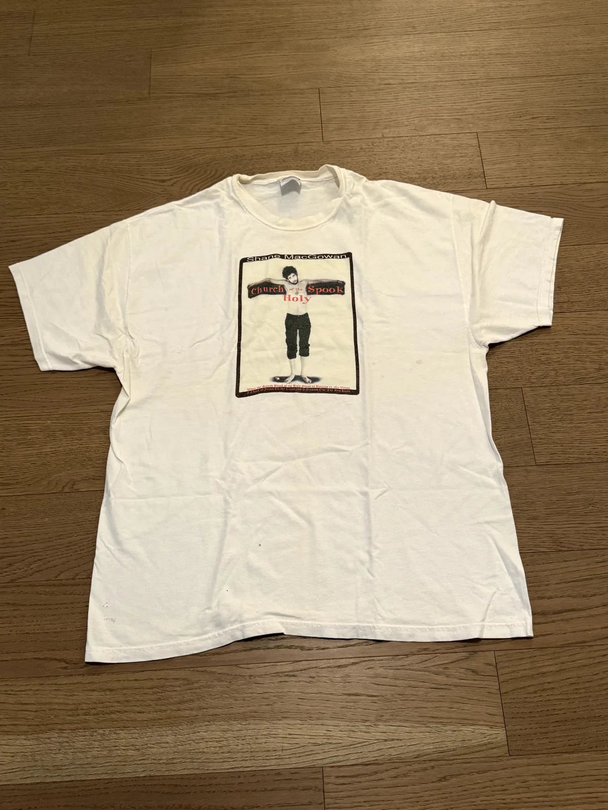 Jean Macgowan Church Of The Holy Spook Vintage T Shirt 1990S Xl The Pogues
