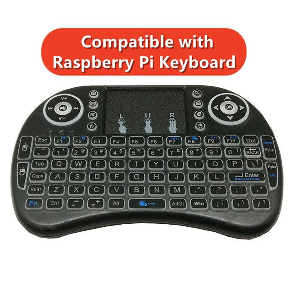 Mini Tastiera Wireless Raspberry Pi Mini Tastiera Wireless Usb Da 2.4Gb Spedita Senza Batteria