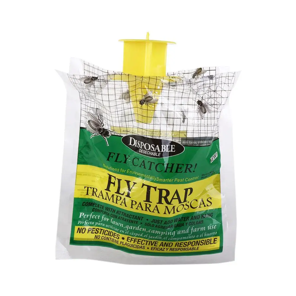 Foldabl Non Tossico Insetto Killer Vespa Outdoor Fly Trap Catcher Fly Trap Cage Fly Trap Bag