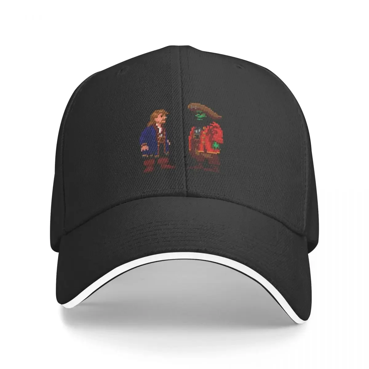 Guybrush & Lechuck (Monkey Island 2) Berretto Da Baseball Golf Hat Icon Hood Compleanno Per Uomo Donna